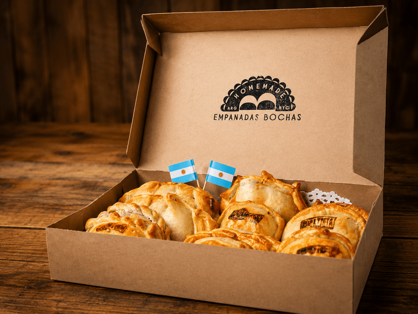 Box of Empanadas Bochas empanadas